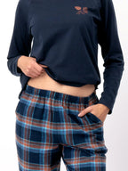 Pigiama da donna in cotone elasticizzato | lns 432