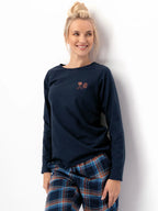 Pigiama da donna in cotone elasticizzato | lns 432