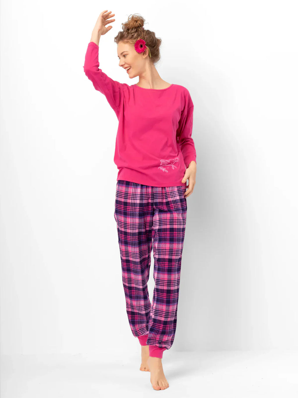 Pigiama da donna in cotone elasticizzato | lns 491