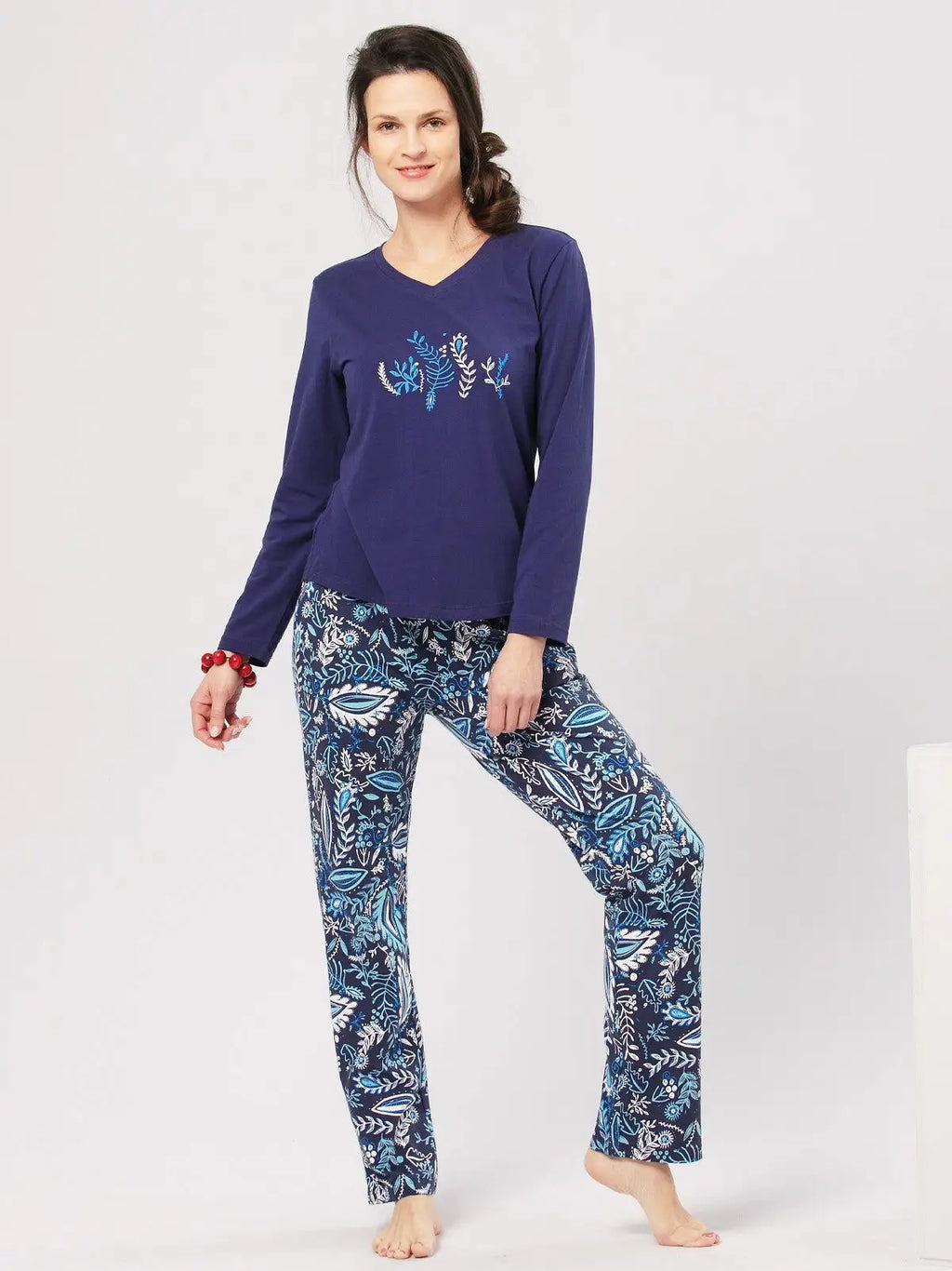 Pigiama donna in cotone elasticizzato | lns 793