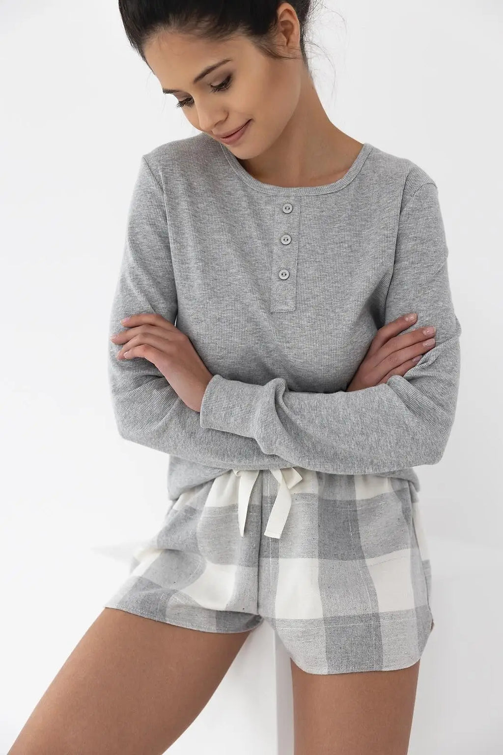 Pigiama da donna in cotone elasticizzato - maggie