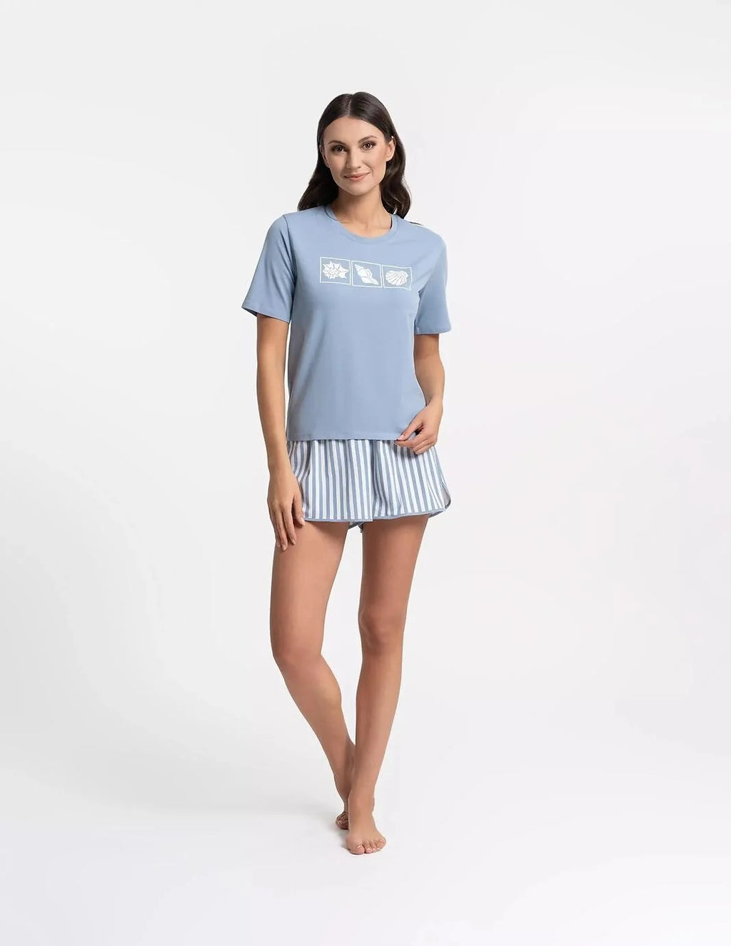 Pigiama donna in cotone elasticizzato (pdd3900-021)
