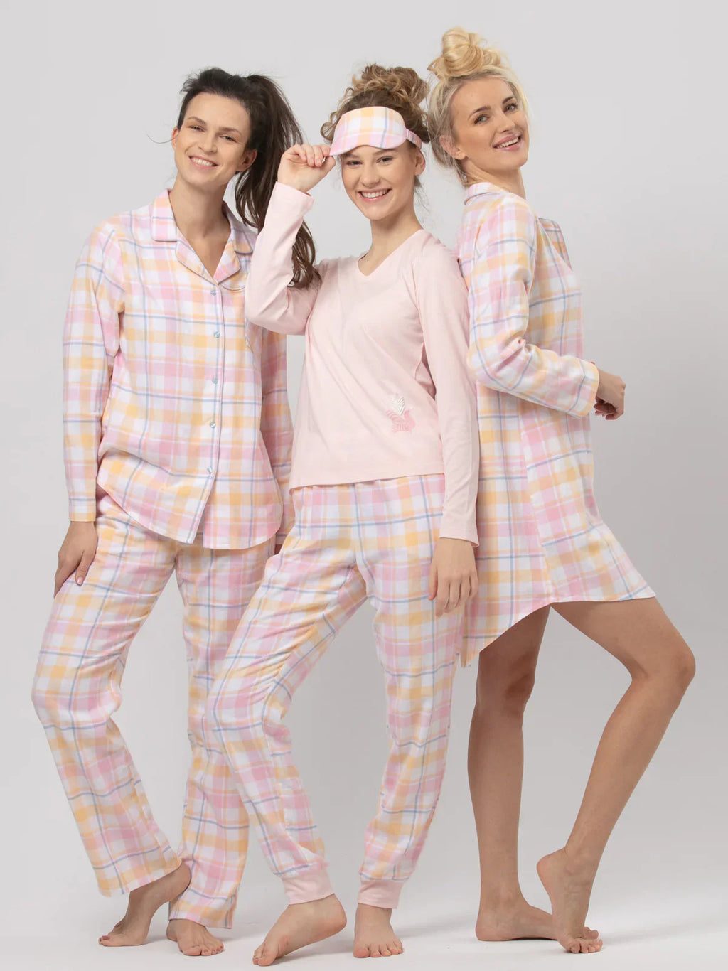 Pigiama da donna in flanella di cotone | lns 664