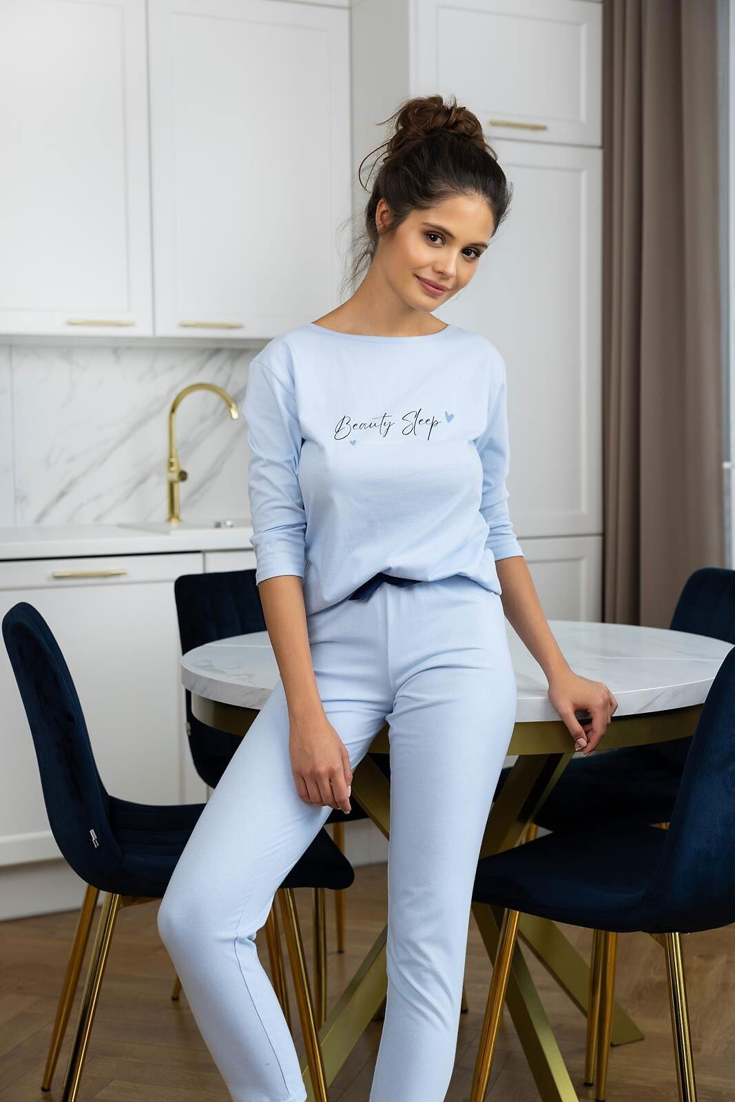 Pigiama donna in 100% cotone beauty sleep