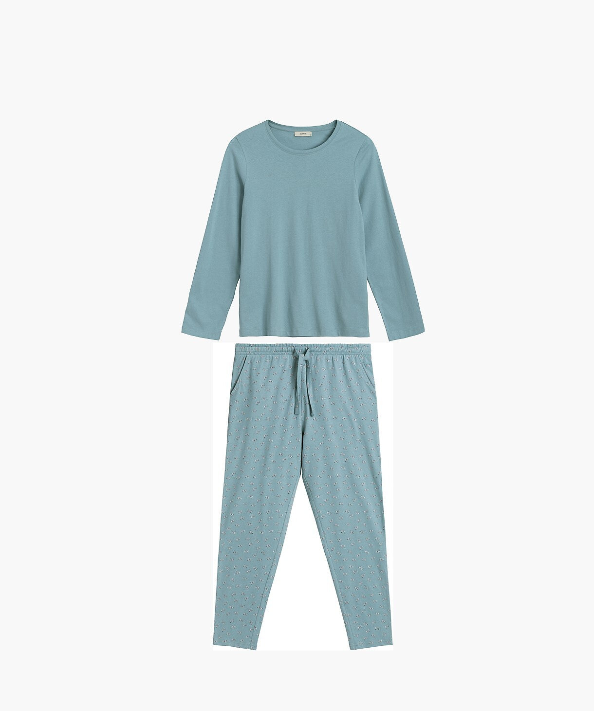 Pigiama donna in 100% cotone ribbon nlp 483