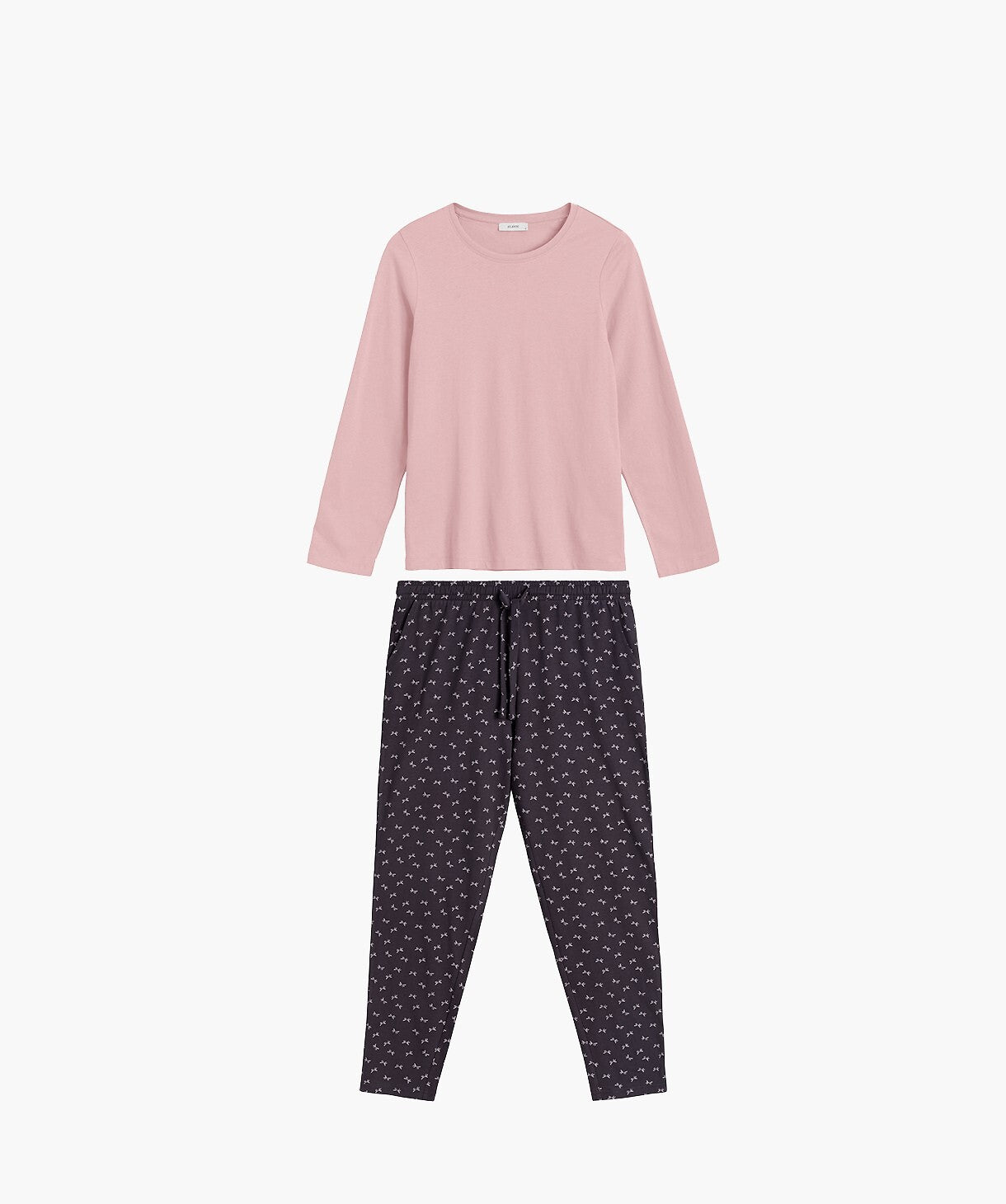 Pigiama donna in 100% cotone ribbon nlp 483