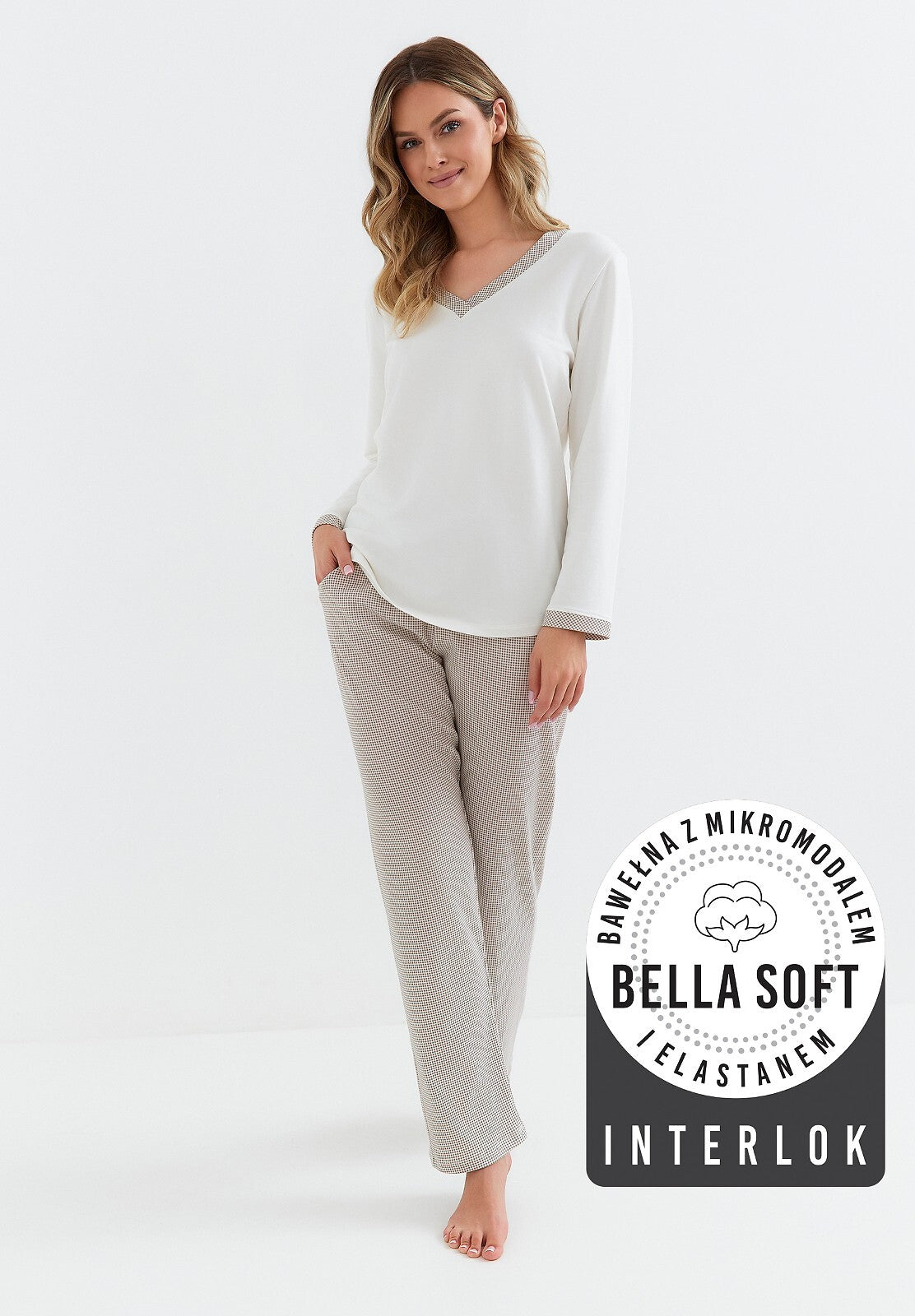 Pigiama donna in cotone interlock - diana