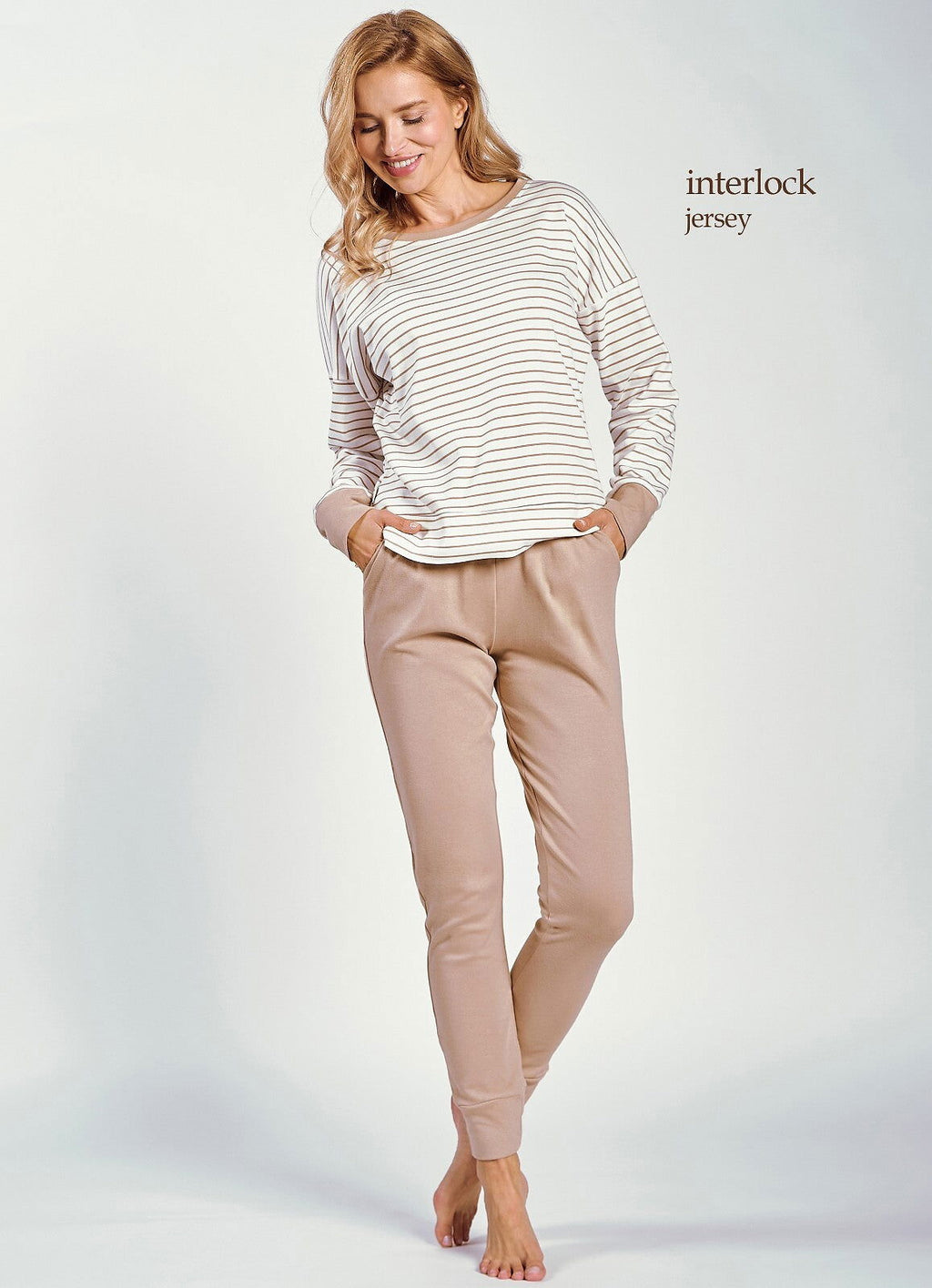 Pigiama donna in cotone interlock maggie
