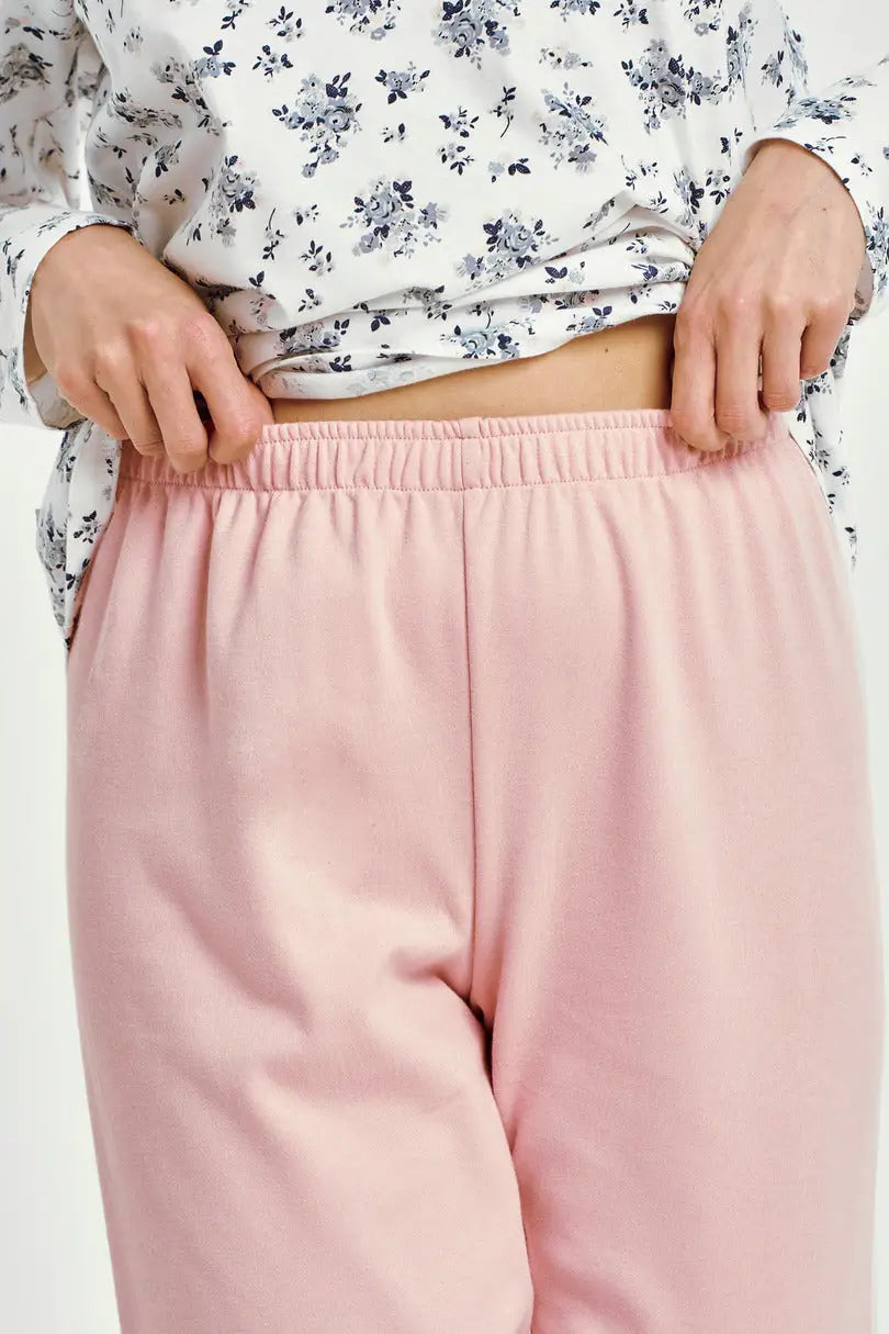 Pigiama donna lungo in 100% cotone | martina - 3451