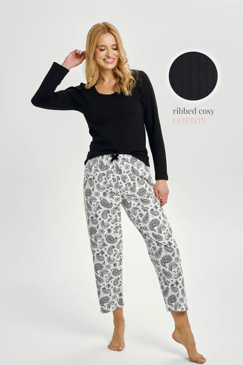 Pigiama donna lungo | aida - 3454