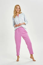 Pigiama donna lungo – eleganza e comfort | yolanda - 3446