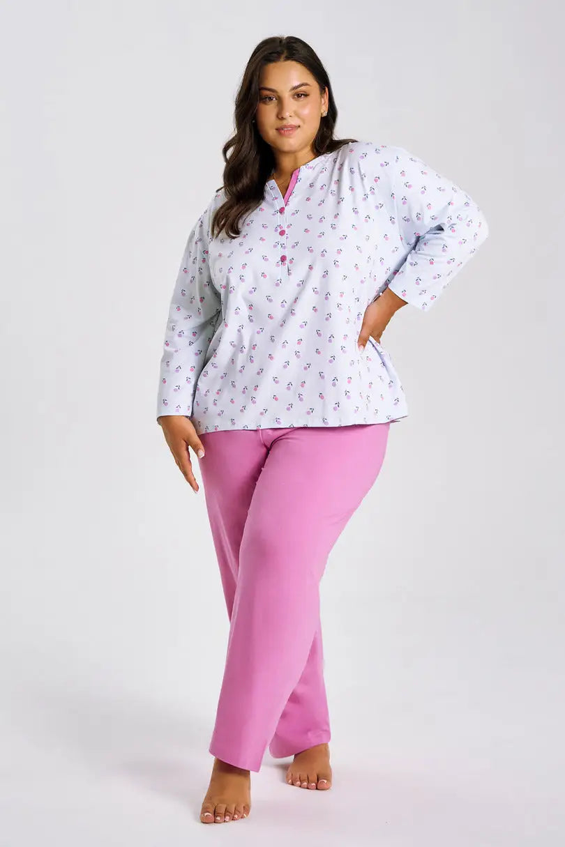 Pigiama donna lungo – eleganza e comfort | yolanda - 3446