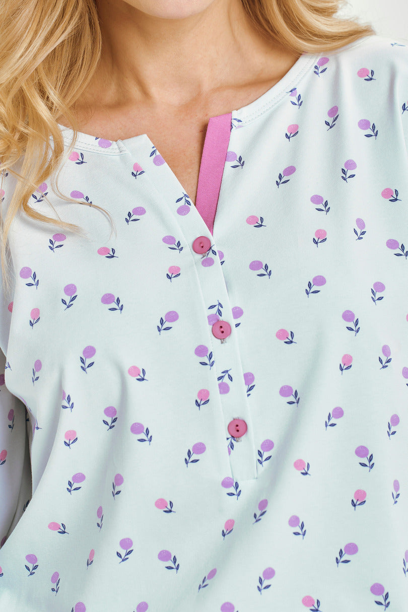 Pigiama donna lungo – eleganza e comfort | yolanda - 3446