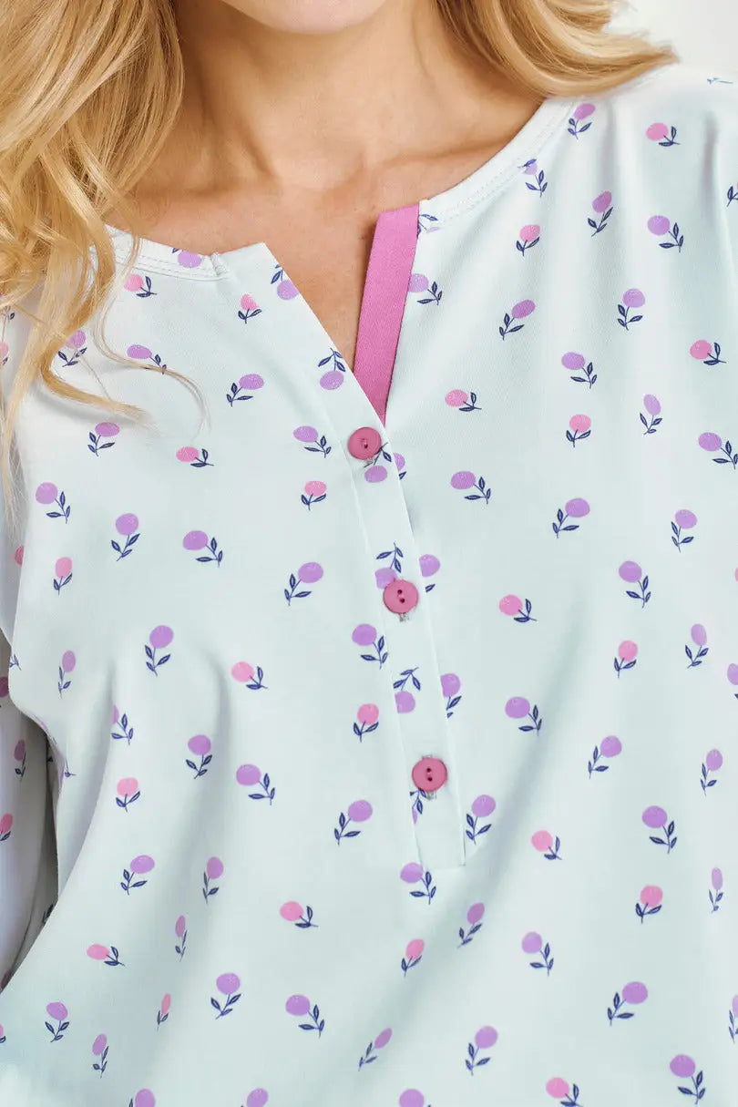 Pigiama donna lungo – eleganza e comfort | yolanda - 3446