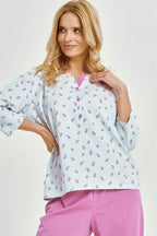 Pigiama donna lungo – eleganza e comfort | yolanda - 3446