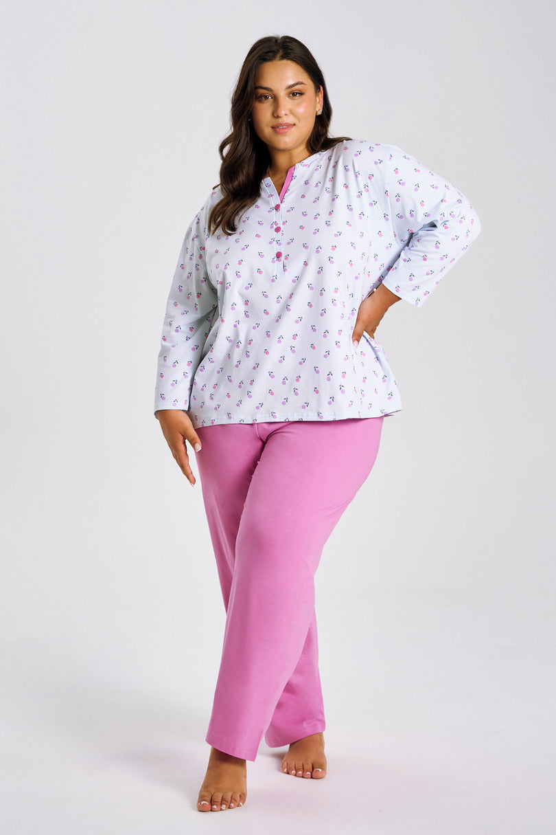 Pigiama donna lungo – eleganza e comfort | yolanda - 3446