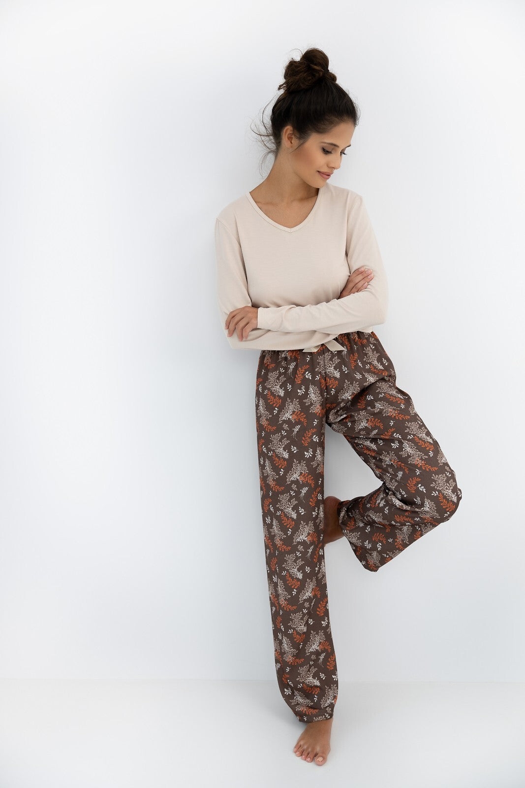 Pigiama da donna lungo in viscosa - shelby