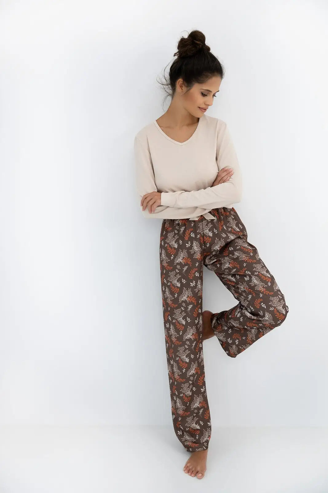 Pigiama da donna lungo in viscosa - shelby