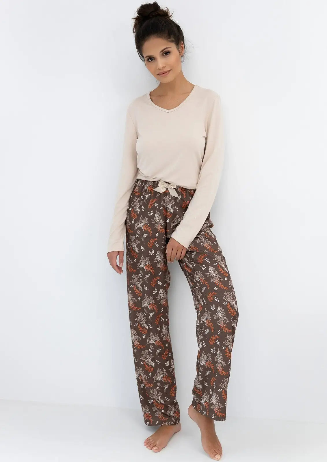 Pigiama da donna lungo in viscosa - shelby