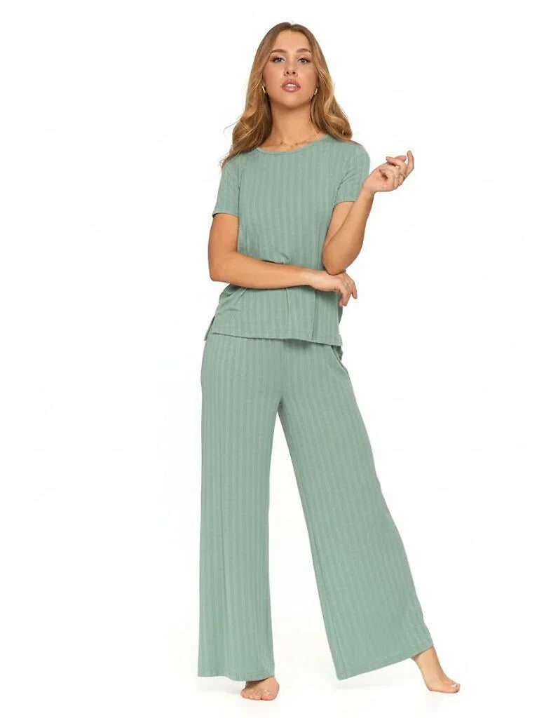Pigiama da donna in modal soft – comfort tessuto a costine
