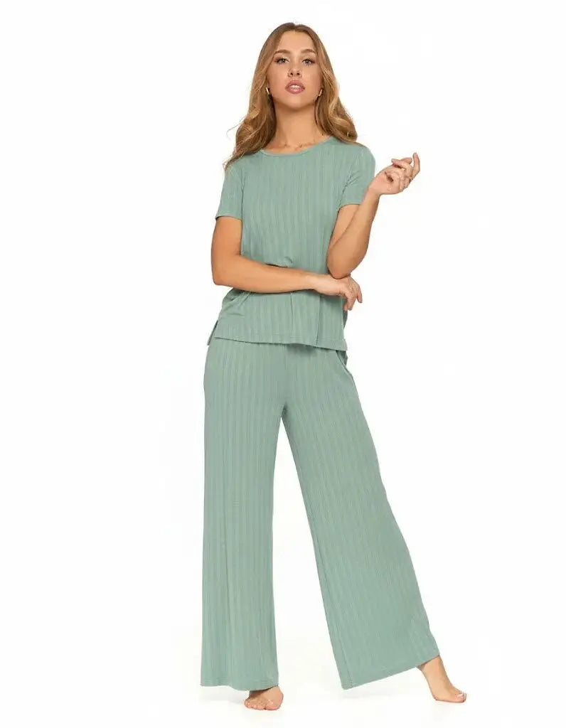 Pigiama da donna in modal soft – comfort tessuto a costine