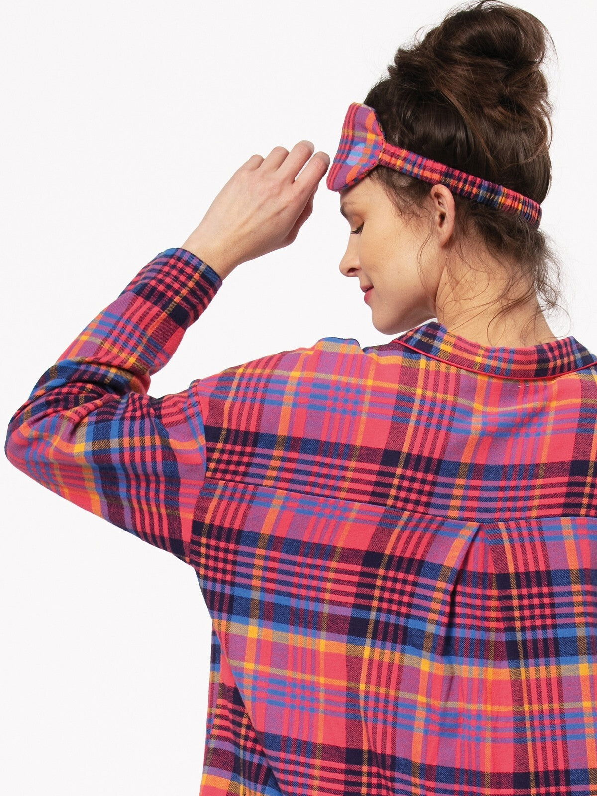 Pigiama donna in morbida flanella di cotone - strawberry