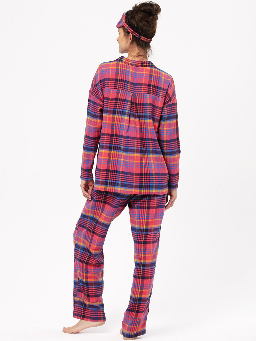 Pigiama donna in morbida flanella di cotone - strawberry