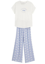 Pigiama da donna con pantalone ampio - nubes