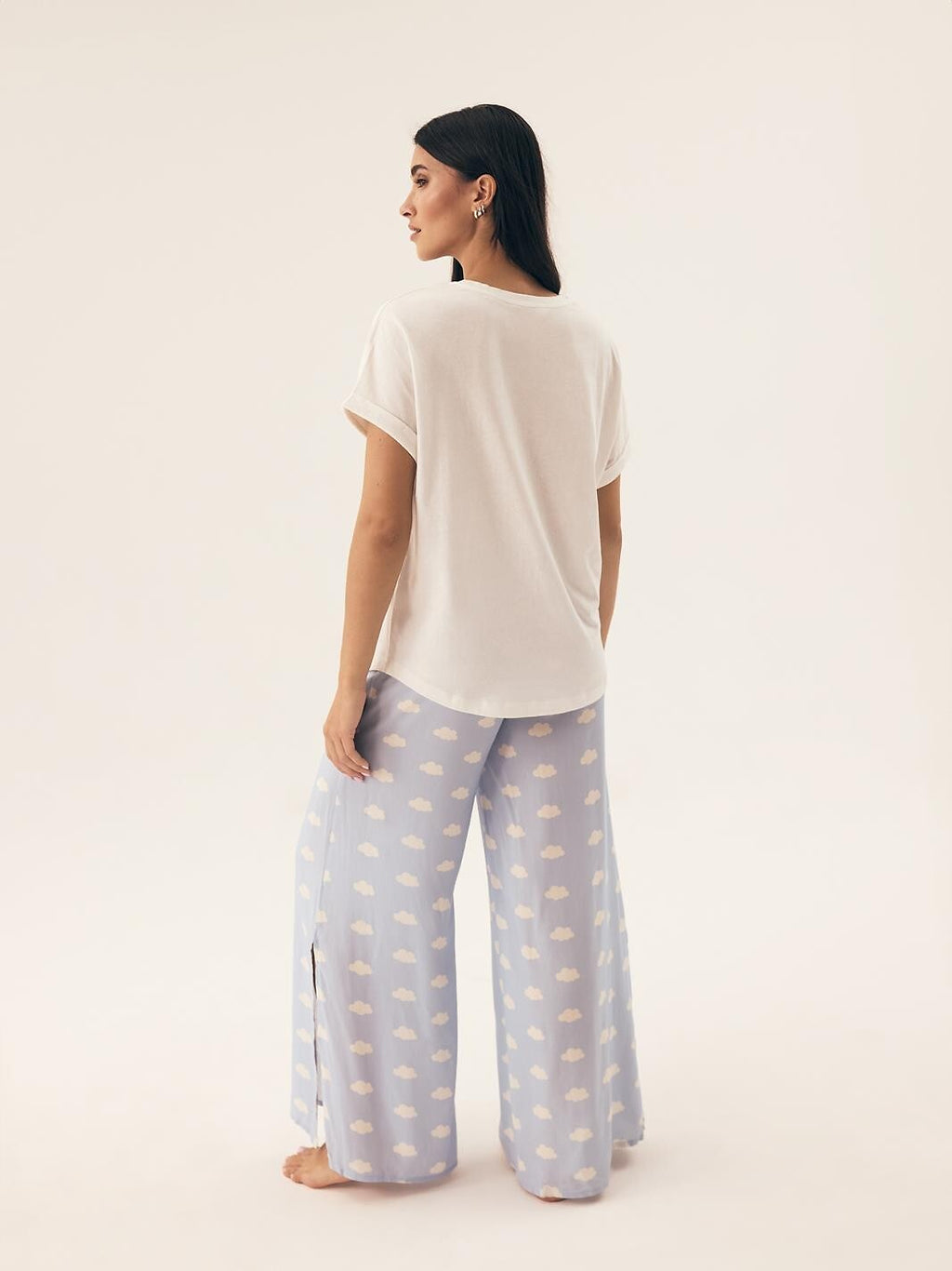 Pigiama da donna con pantalone ampio - nubes