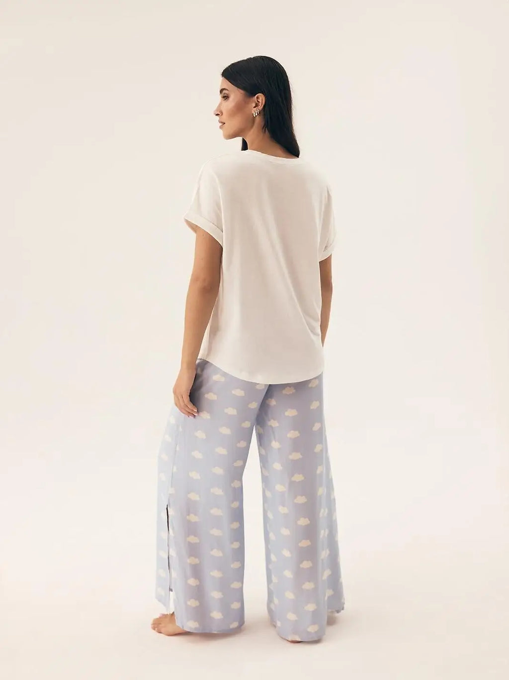 Pigiama da donna con pantalone ampio - nubes