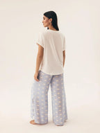Pigiama da donna con pantalone ampio - nubes