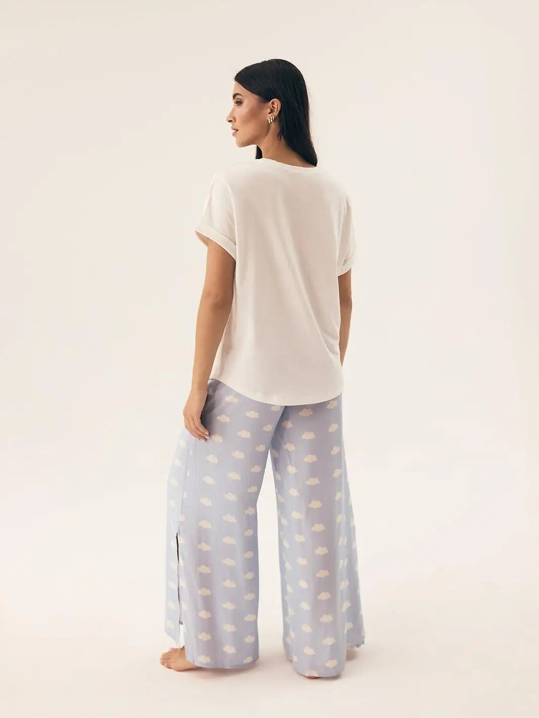 Pigiama da donna con pantalone ampio - nubes