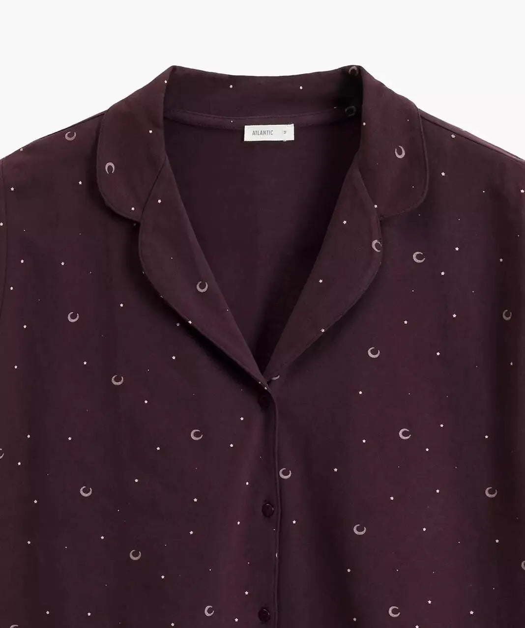 Pigiama da donna in puro cotone aperto con bottoni - nlp-503