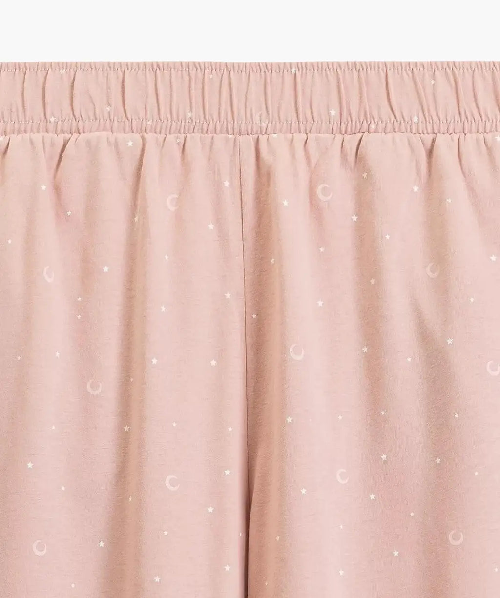 Pigiama da donna in puro cotone aperto con bottoni - nlp-503