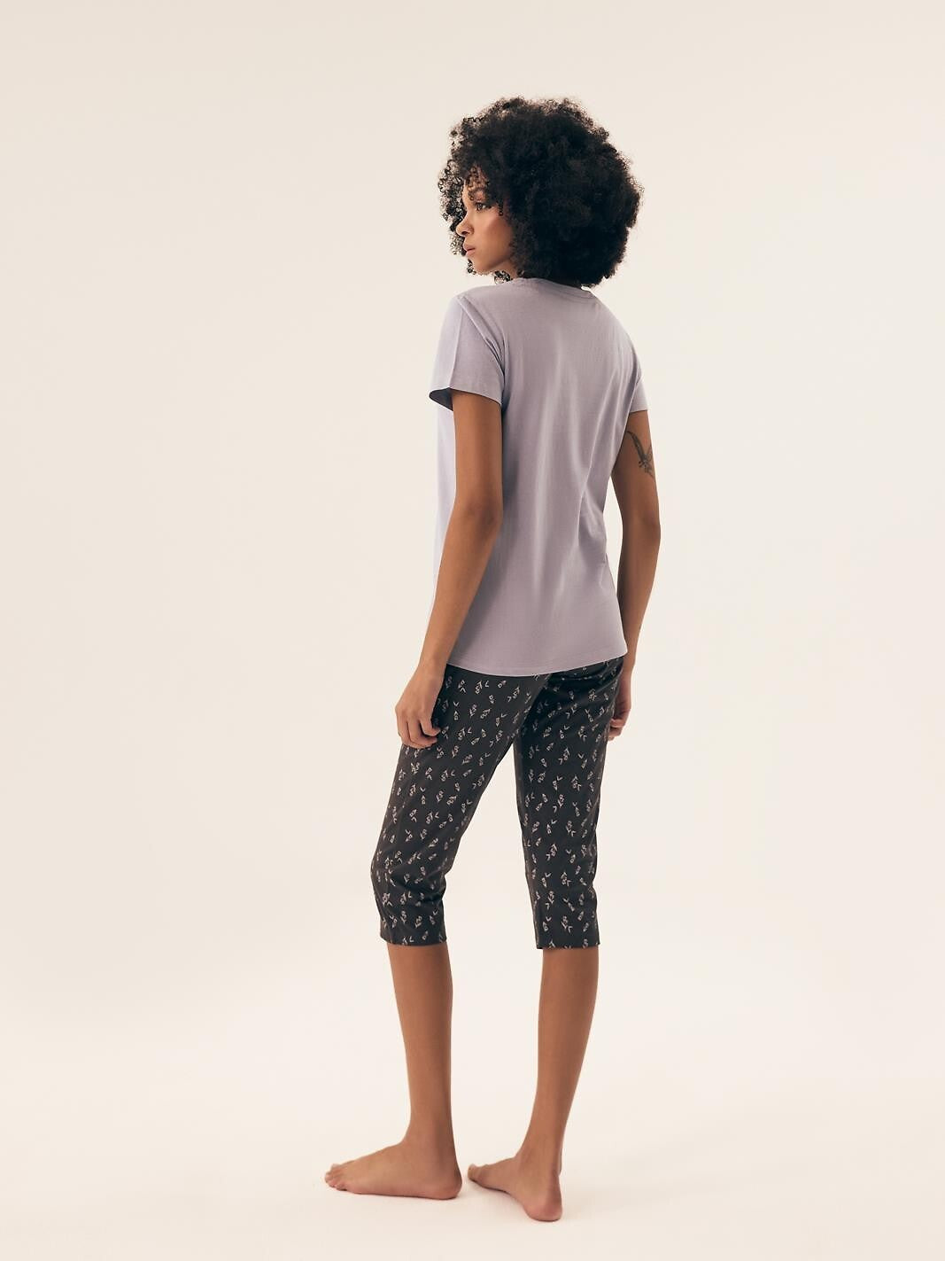 Pigiama da donna in puro cotone - naturaleza - pantaloni