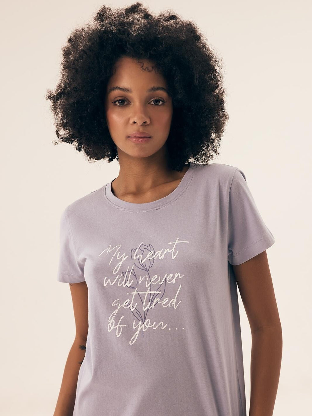 Pigiama da donna in puro cotone - naturaleza - pantaloni