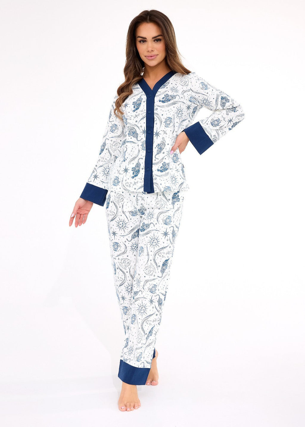 Pigiama da donna realizzato in 100% cotone di alta qualità