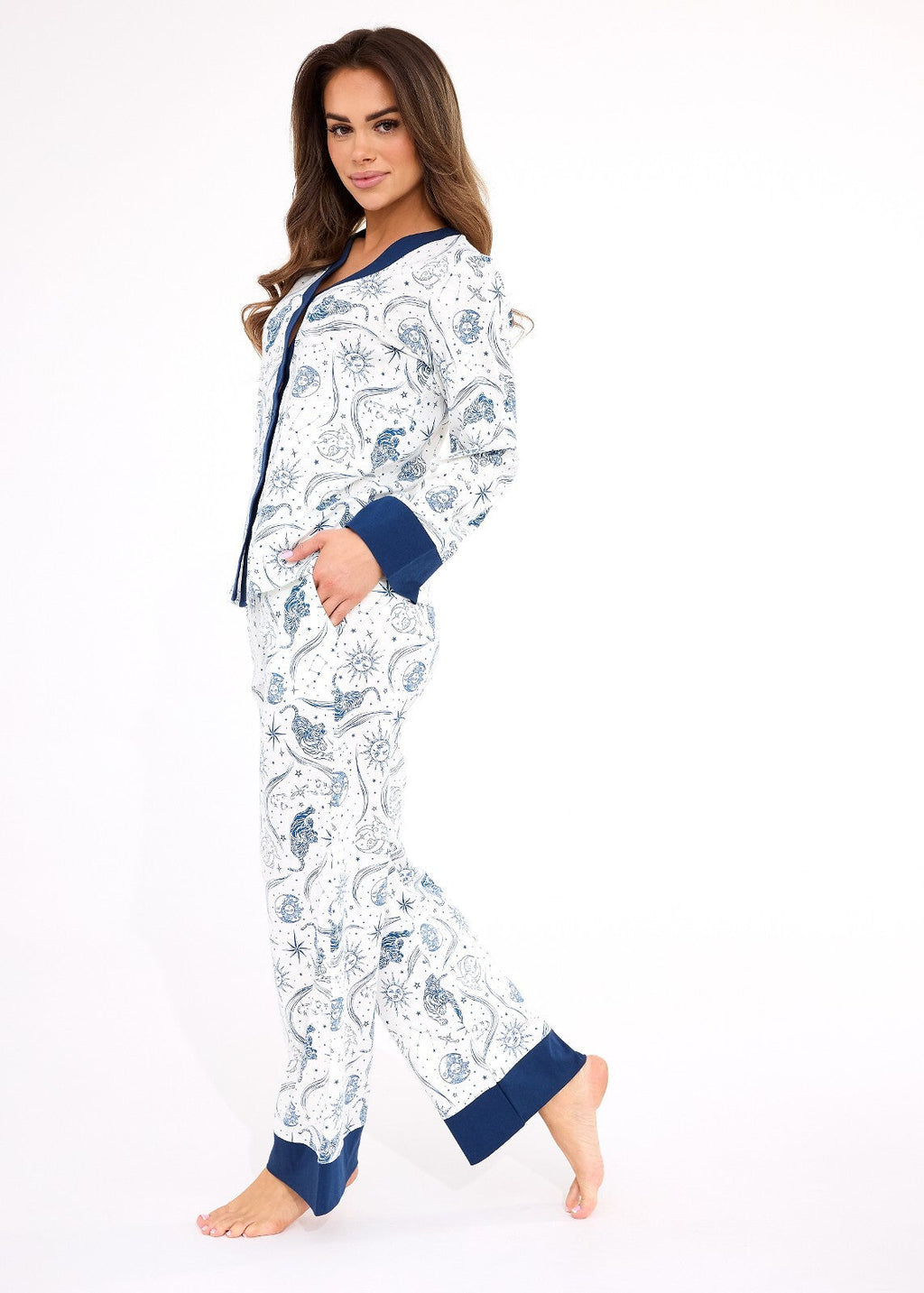 Pigiama da donna realizzato in 100% cotone di alta qualità