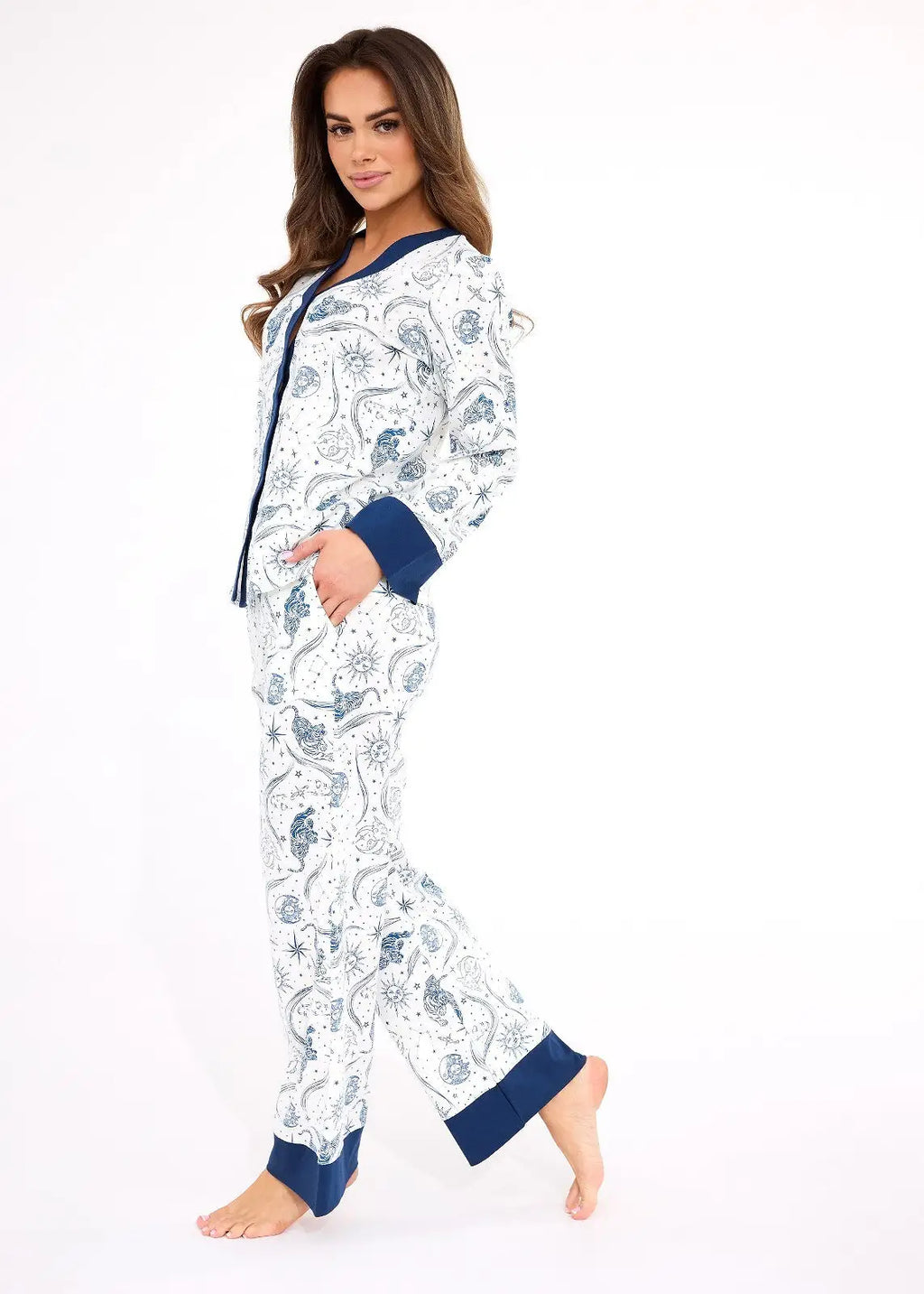 Pigiama da donna realizzato in 100% cotone di alta qualità