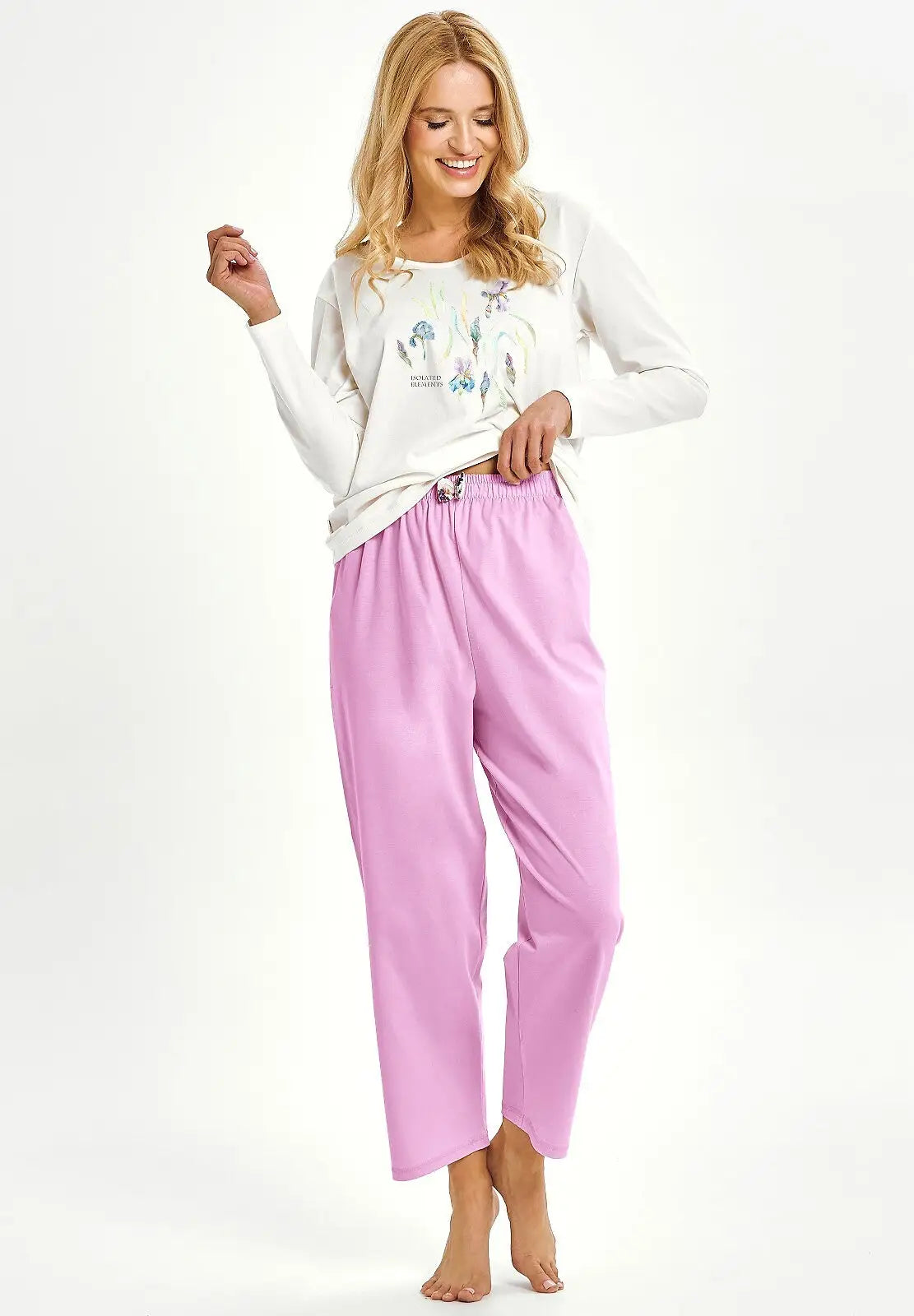 Pigiama da donna realizzato in cotone delicato e di alta