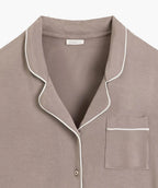 Pigiama da donna stile camicia in morbido modal (nlp-496)
