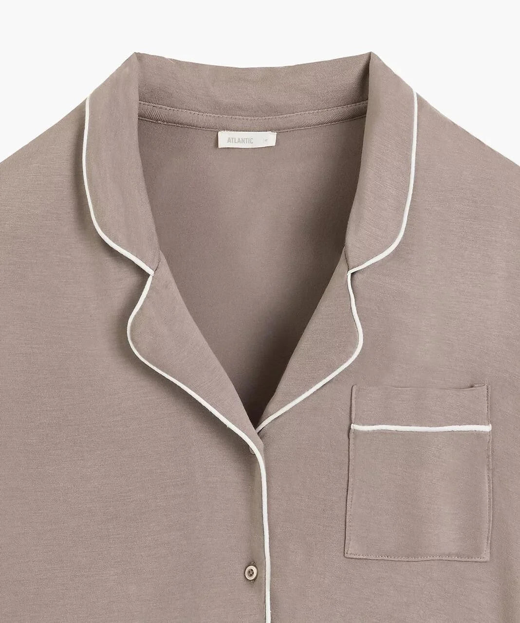 Pigiama da donna stile camicia in morbido modal (nlp-496)