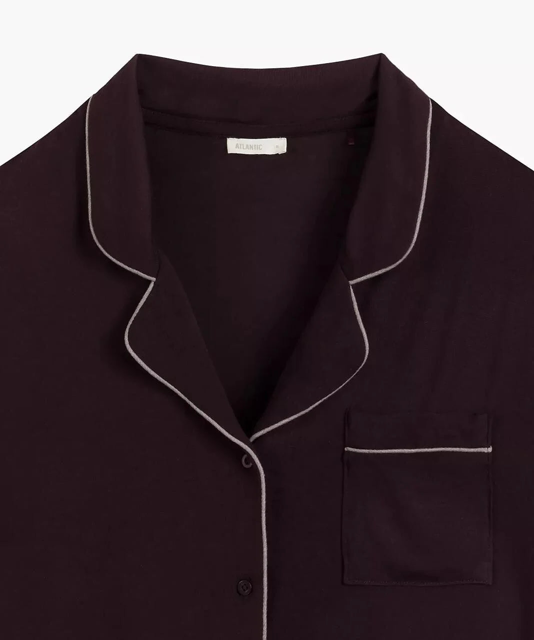 Pigiama da donna stile camicia in morbido modal (nlp-496)