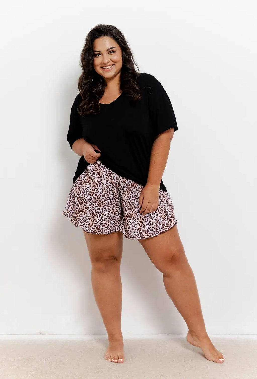 Pigiama da donna in viscosa e cotone - esti