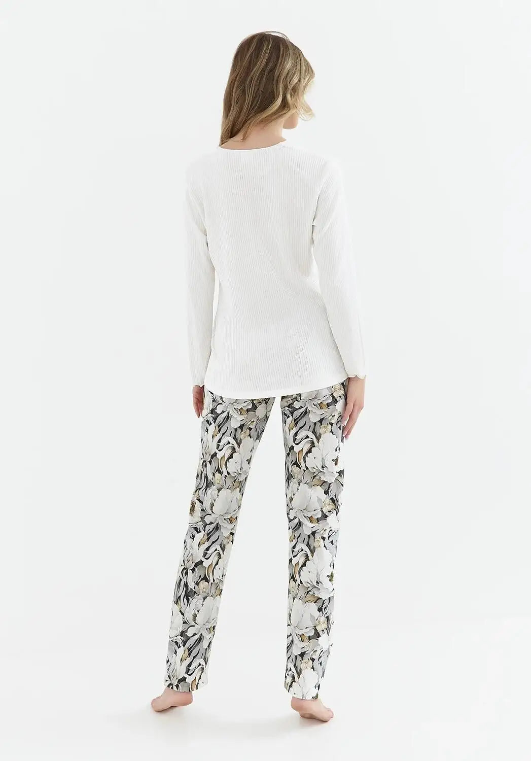 Pigiama da donna in viscosa e cotone - palace - 417