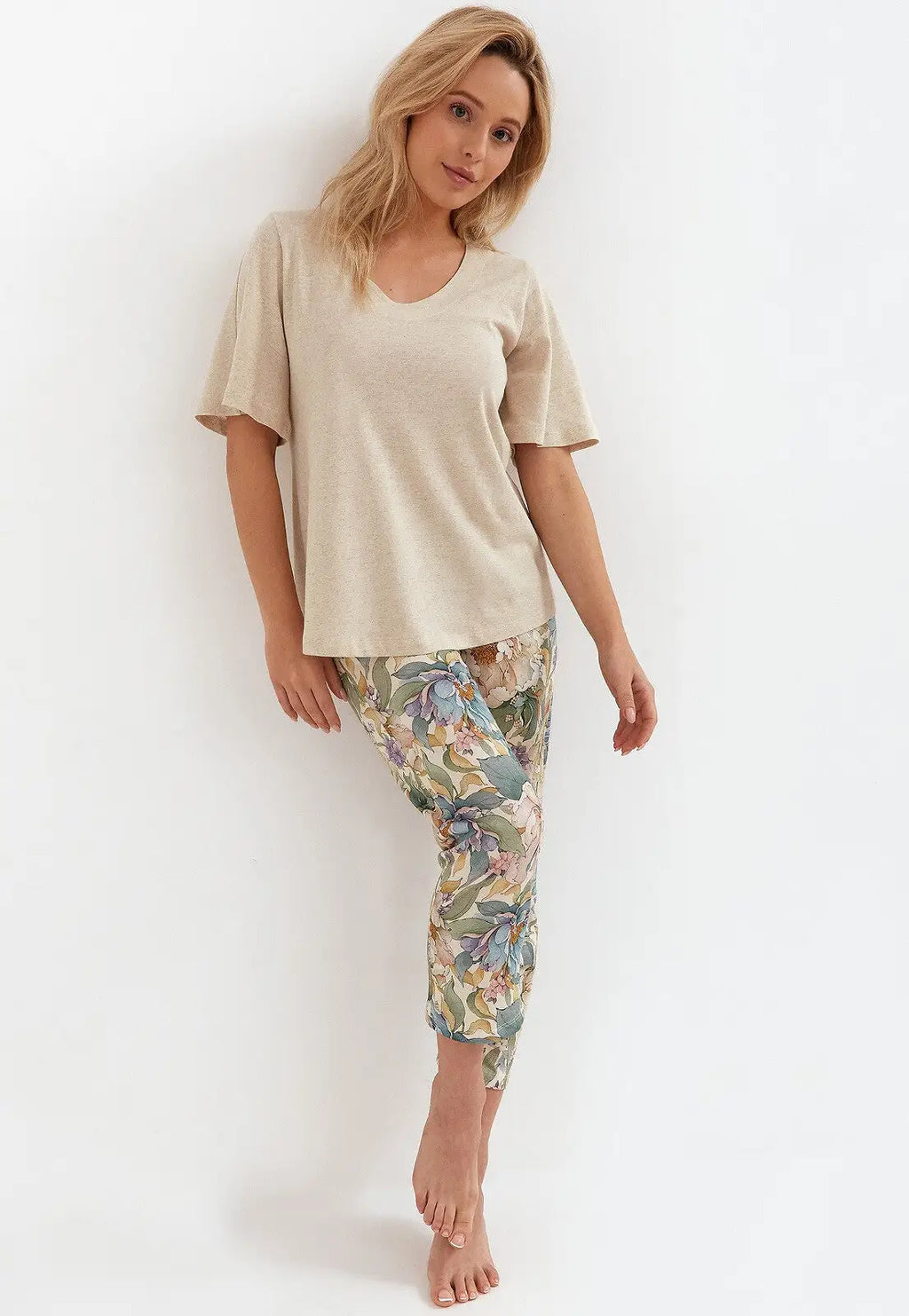 Pigiama da donna in viscosa e lino - 269