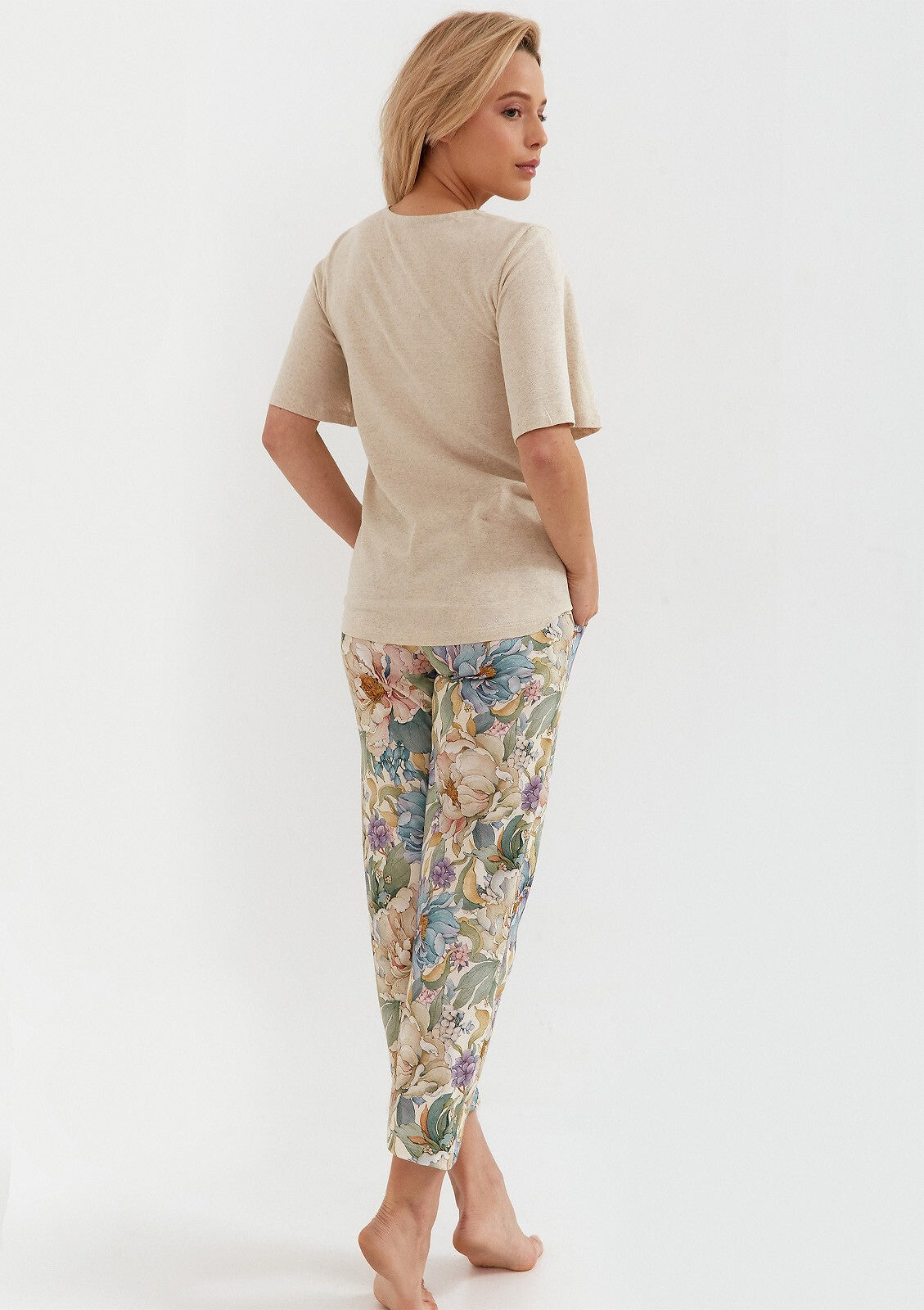 Pigiama da donna in viscosa e lino - 269