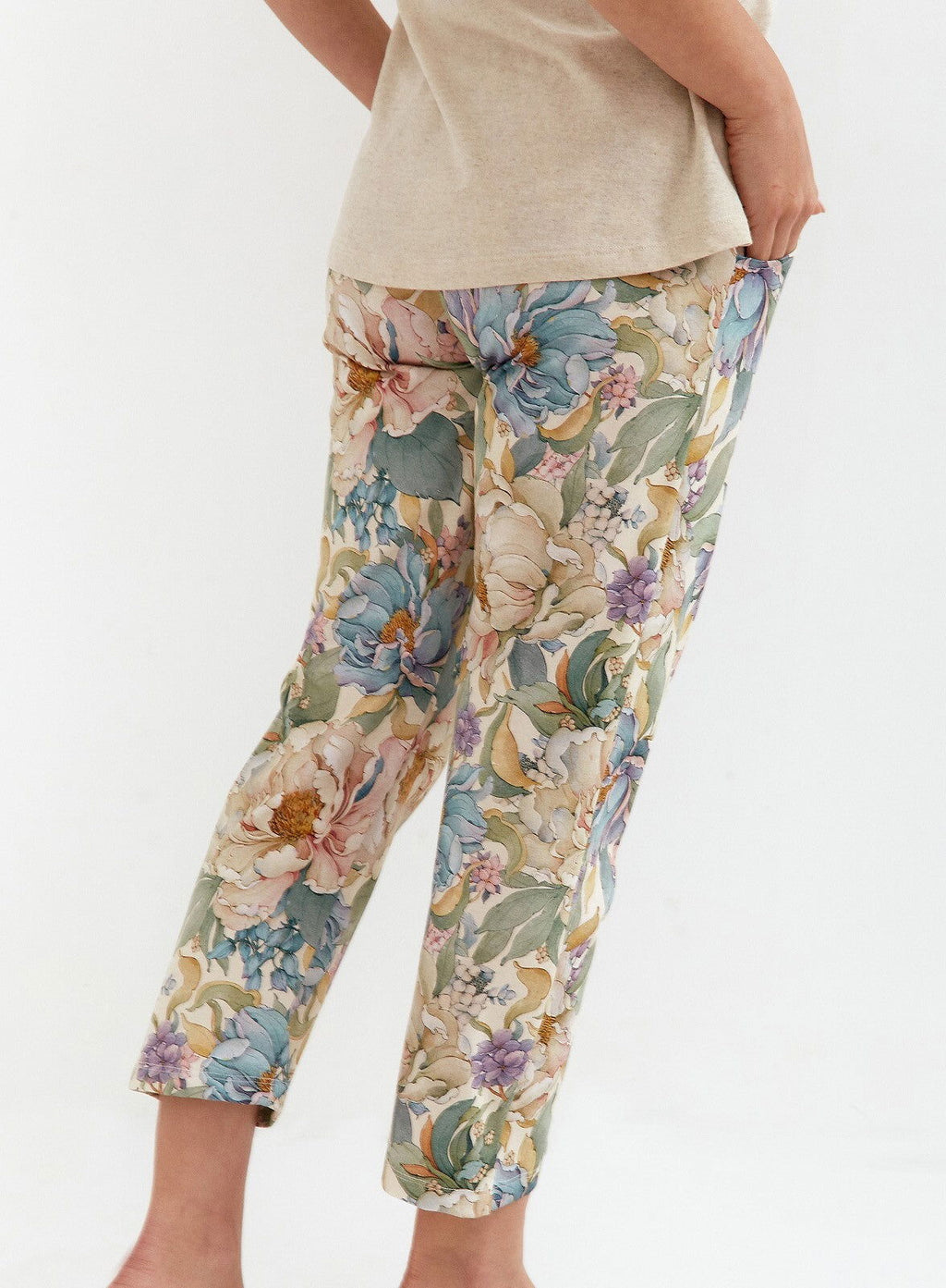 Pigiama da donna in viscosa e lino - 269