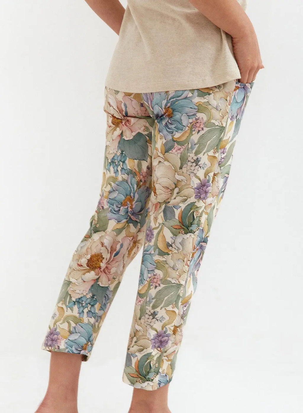 Pigiama da donna in viscosa e lino - 269