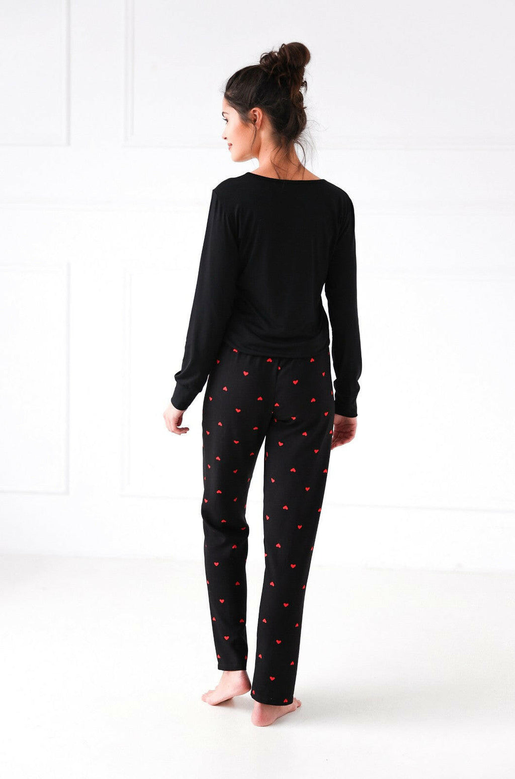 Pigiama da donna in viscosa - love